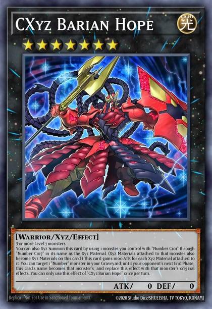 CXyz Barian Hope, 2015 Mega-Tins Mega Pack MP15-EN189