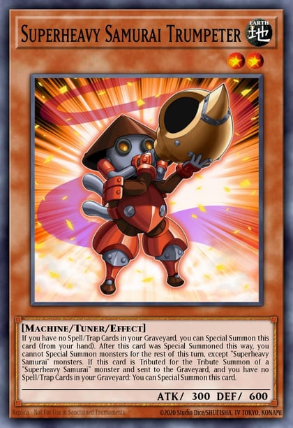 Superheavy Samurai Trumpeter, 2015 Mega-Tins Mega Pack MP15-EN198