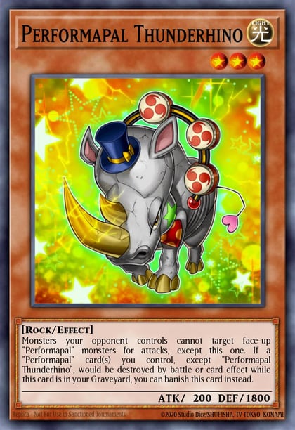 Performapal Thunderhino, 2016 Mega-Tins Mega Pack MP16-EN045