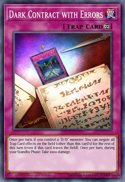 Dark Contract with Errors, 2016 Mega-Tins Mega Pack MP16-EN155