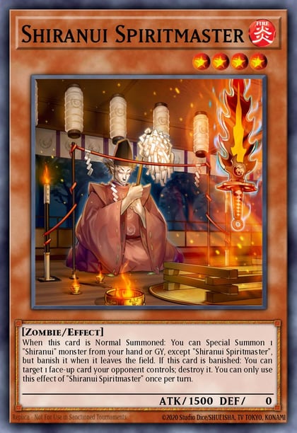 Shiranui Spiritmaster, 2016 Mega-Tins Mega Pack MP16-EN201