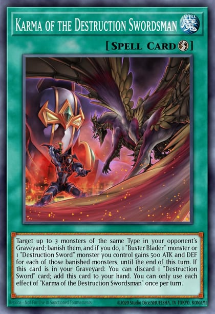 Karma of the Destruction Swordsman, 2016 Mega-Tins Mega Pack MP16-EN216