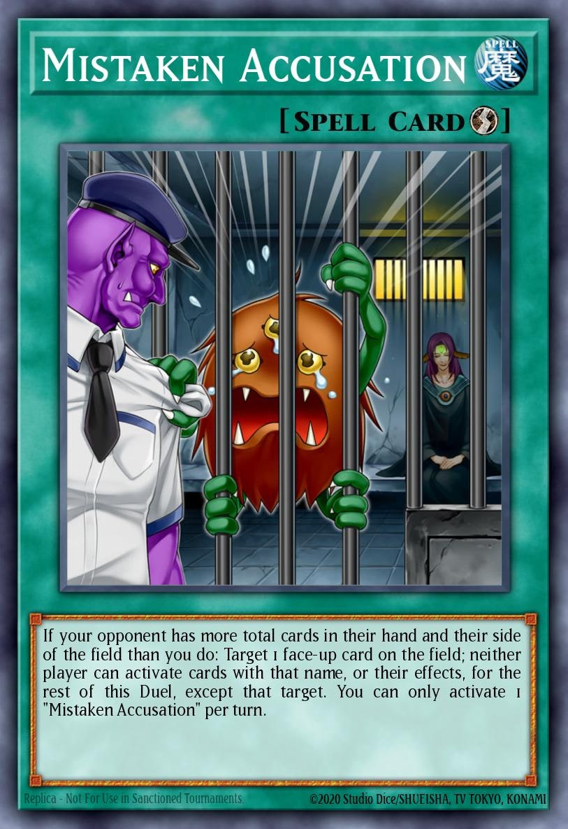 Mistaken Accusation, 2016 Mega-Tins Mega Pack MP16-EN222