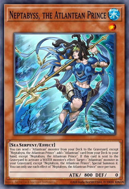 Neptabyss, the Atlantean Prince, 2016 Mega-Tins Mega Pack MP16-EN236