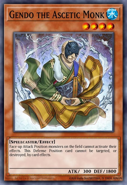 Gendo the Ascetic Monk, 2017 Mega-Tins Mega Pack MP17-EN023