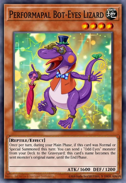 Performapal Bot-Eyes Lizard, 2017 Mega-Tins Mega Pack MP17-EN058