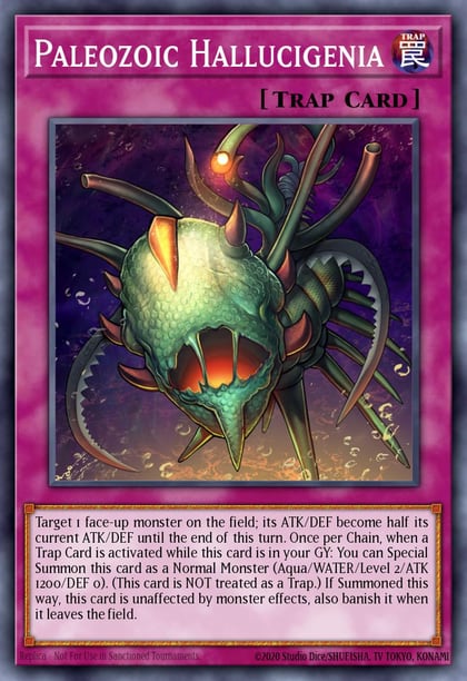 Paleozoic Hallucigenia, 2017 Mega-Tins Mega Pack MP17-EN123