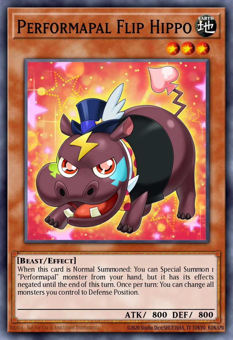 Performapal Flip Hippo, 2017 Mega-Tins Mega Pack MP17-EN128