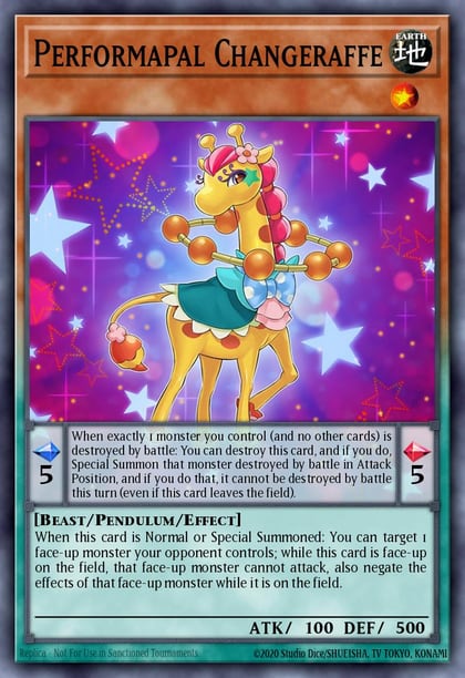 Performapal Changeraffe, 2017 Mega-Tins Mega Pack MP17-EN130