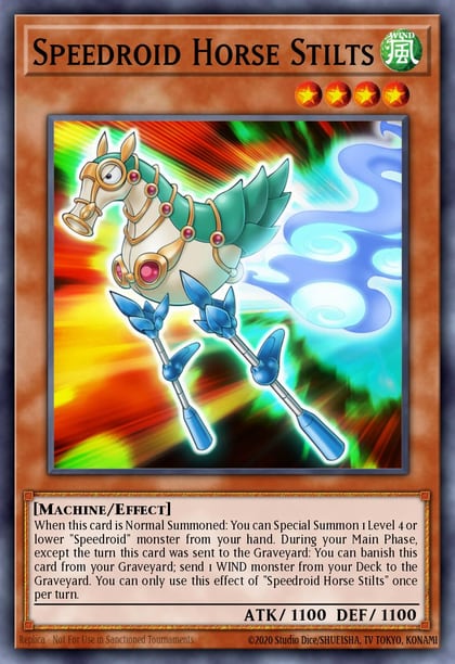 Speedroid Horse Stilts, 2017 Mega-Tins Mega Pack MP17-EN176