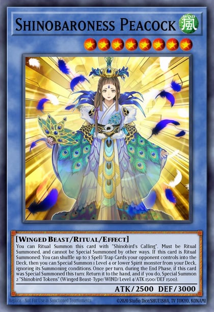 Shinobaroness Peacock, 2017 Mega-Tins Mega Pack MP17-EN200
