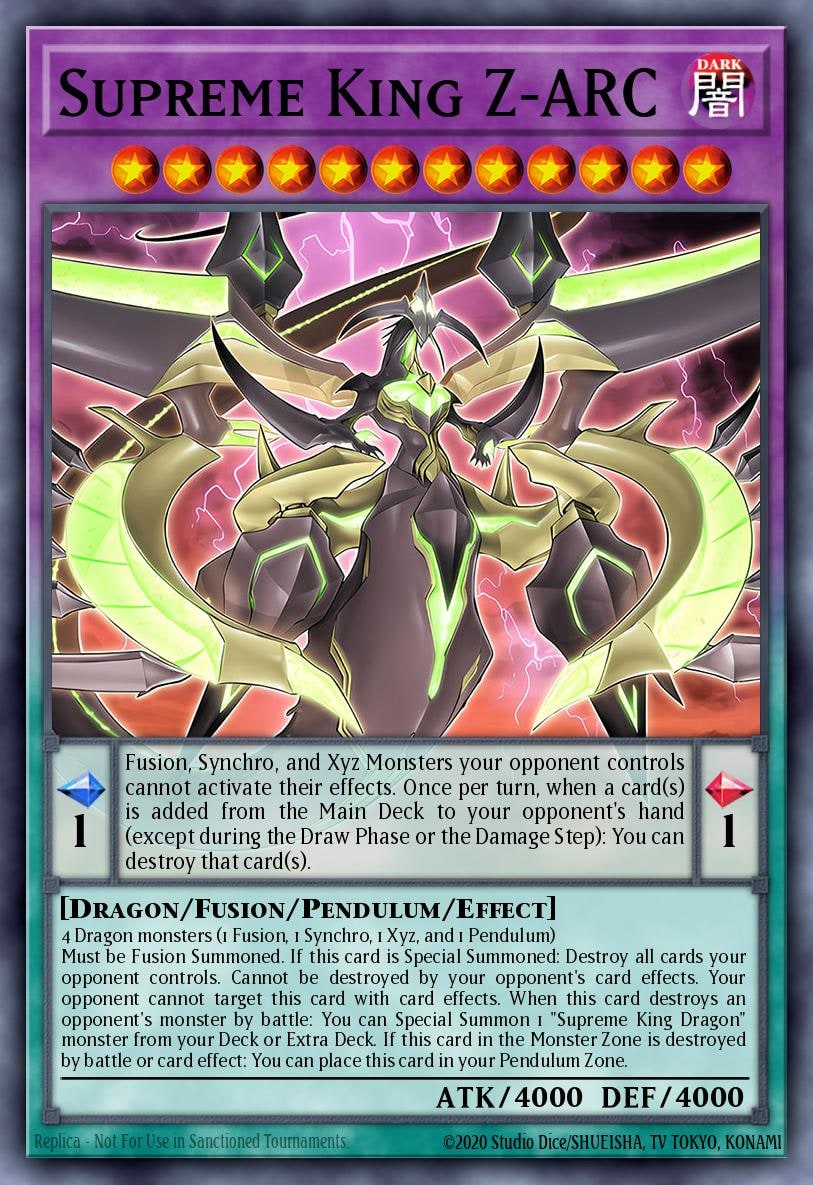 Supreme King Z-ARC, 2018 Mega-Tins Mega Pack MP18-EN011
