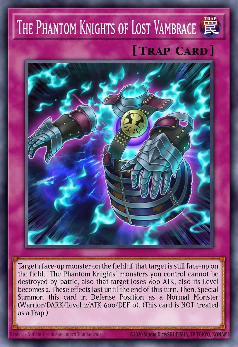 The Phantom Knights of Lost Vambrace, 2018 Mega-Tins Mega Pack MP18-EN021