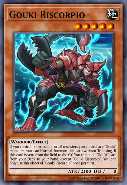 Gouki Riscorpio, 2018 Mega-Tins Mega Pack MP18-EN040