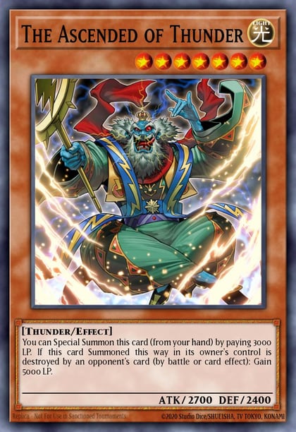 The Ascended of Thunder, 2018 Mega-Tins Mega Pack MP18-EN060