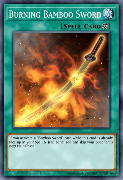 Burning Bamboo Sword, 2018 Mega-Tins Mega Pack MP18-EN146