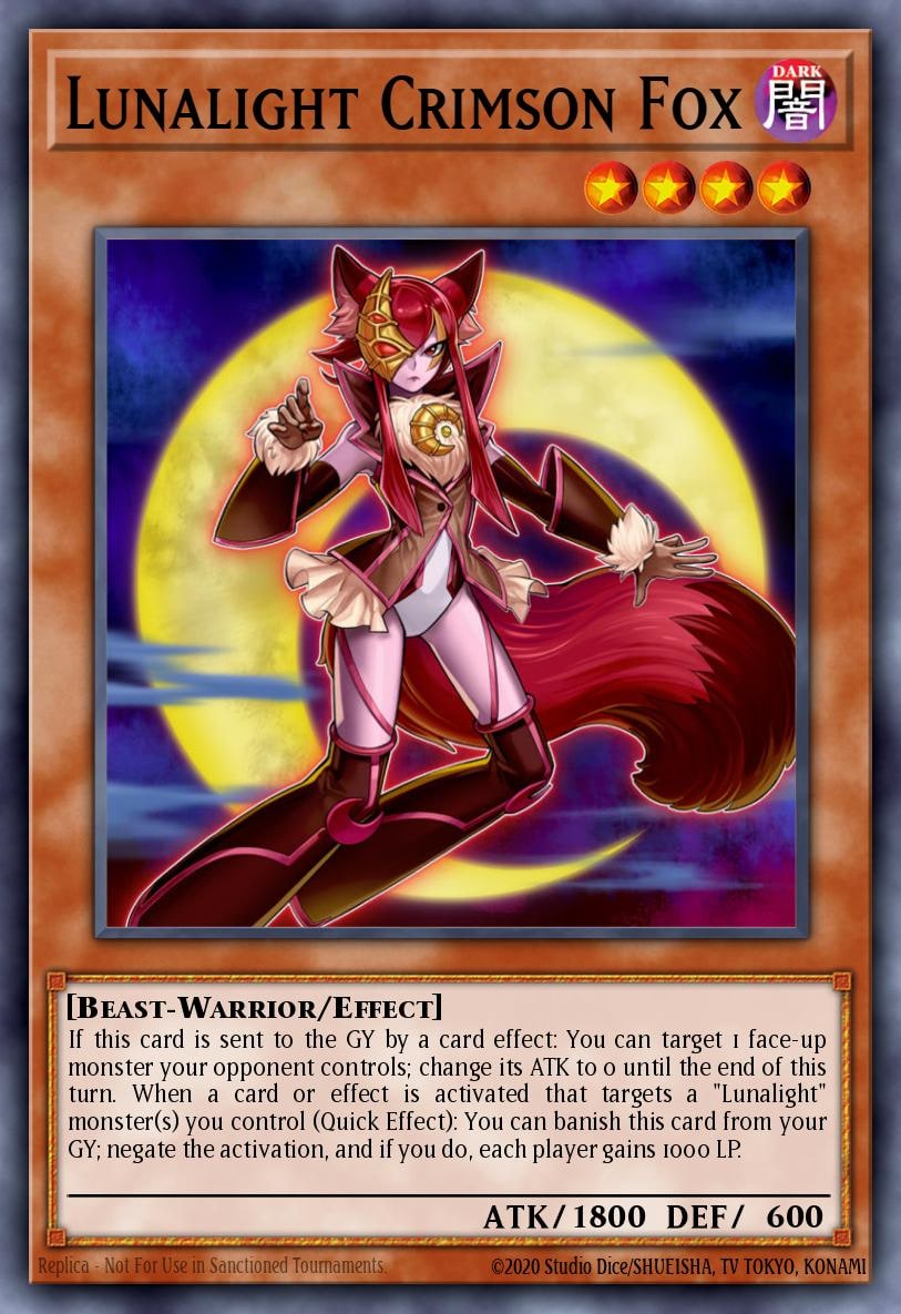 Lunalight Crimson Fox, 2018 Mega-Tins Mega Pack MP18-EN163