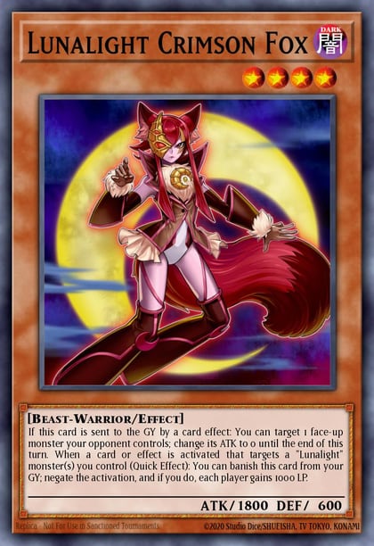 Lunalight Crimson Fox, 2018 Mega-Tins Mega Pack MP18-EN163