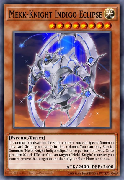 Mekk-Knight Indigo Eclipse, 2018 Mega-Tins Mega Pack MP18-EN182