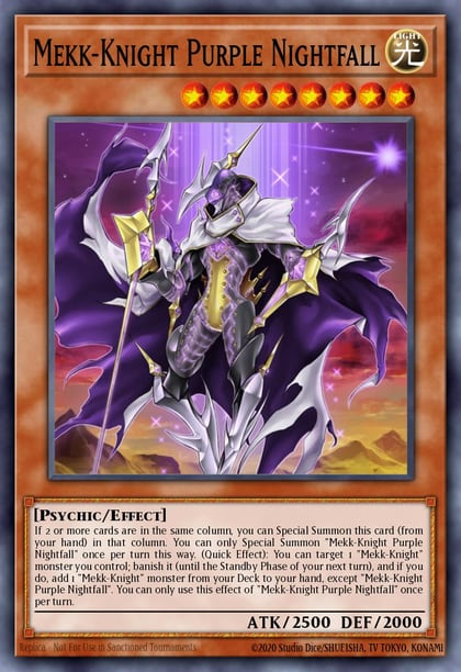 Mekk-Knight Purple Nightfall, 2018 Mega-Tins Mega Pack MP18-EN183