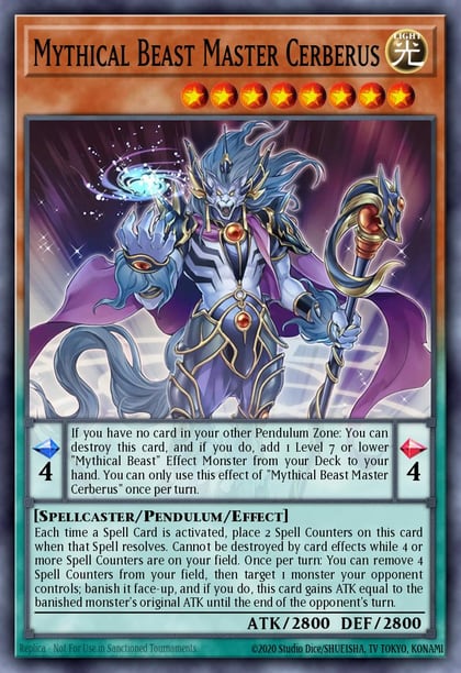 Mythical Beast Master Cerberus, 2018 Mega-Tins Mega Pack MP18-EN185