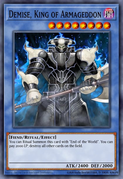 Demise, King of Armageddon, 2018 Mega-Tins Mega Pack MP18-EN232