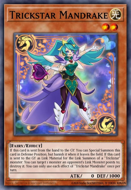 Trickstar Mandrake, 2019 Gold Sarcophagus Tin Mega Pack MP19-EN005