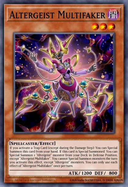 Altergeist Multifaker, 2019 Gold Sarcophagus Tin Mega Pack MP19-EN009