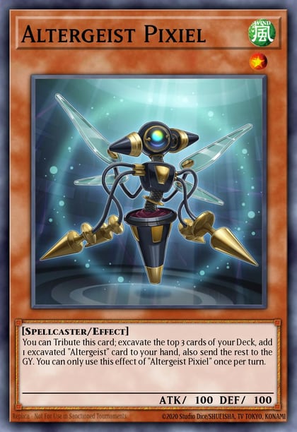 Altergeist Pixiel, 2019 Gold Sarcophagus Tin Mega Pack MP19-EN010