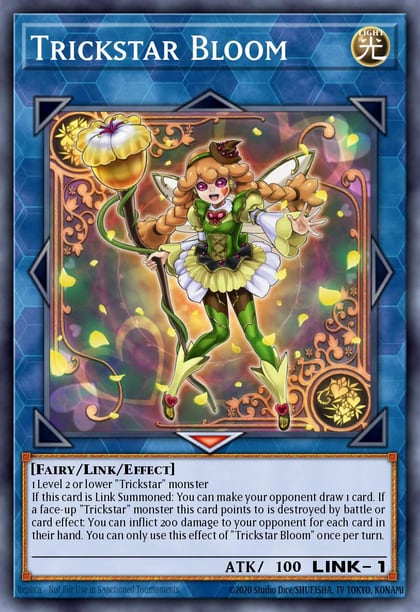 Trickstar Bloom, 2019 Gold Sarcophagus Tin Mega Pack MP19-EN022