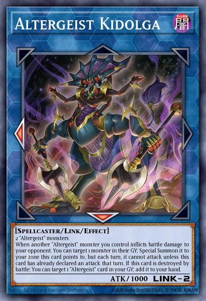 Altergeist Kidolga, 2019 Gold Sarcophagus Tin Mega Pack MP19-EN024