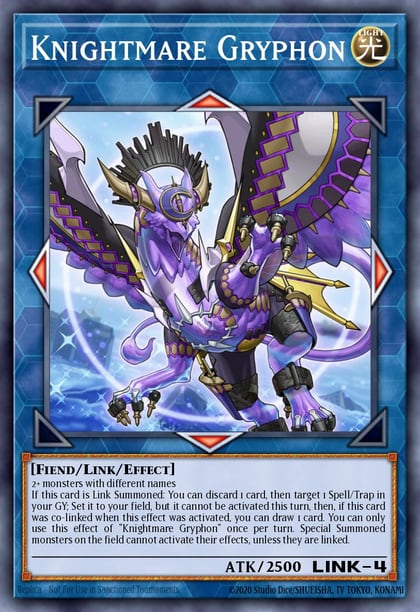 Knightmare Gryphon, 2019 Gold Sarcophagus Tin Mega Pack MP19-EN029