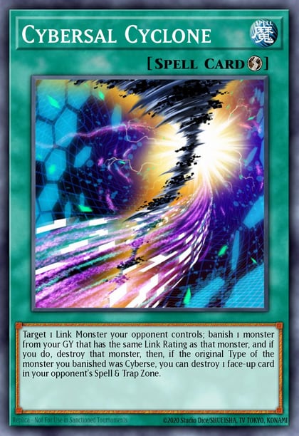 Cybersal Cyclone, 2019 Gold Sarcophagus Tin Mega Pack MP19-EN033