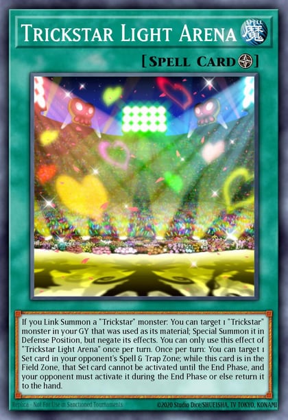 Trickstar Light Arena, 2019 Gold Sarcophagus Tin Mega Pack MP19-EN034