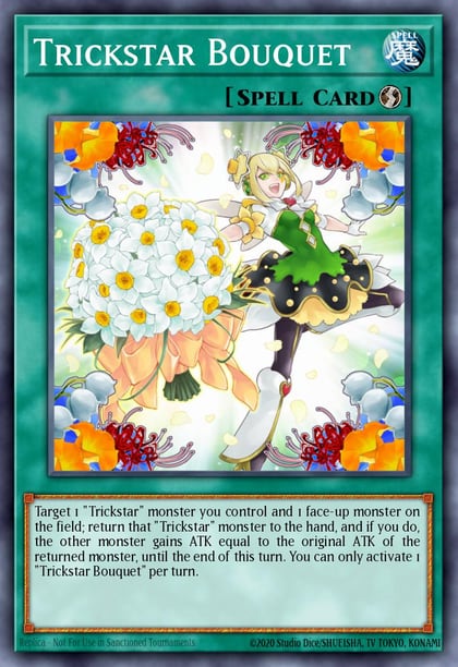Trickstar Bouquet, 2019 Gold Sarcophagus Tin Mega Pack MP19-EN035