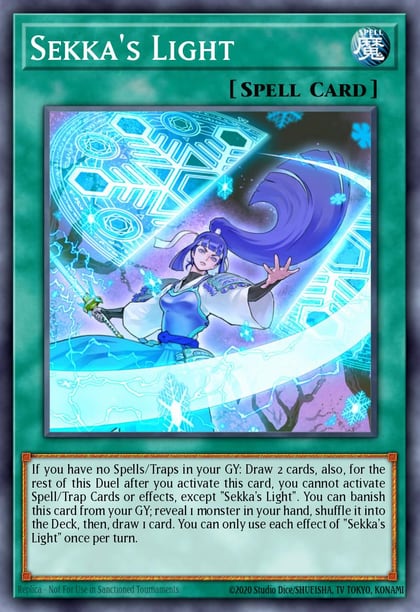 Sekka's Light, 2019 Gold Sarcophagus Tin Mega Pack MP19-EN041