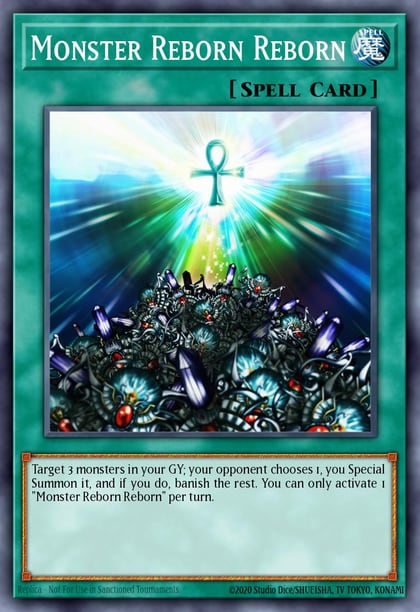Monster Reborn Reborn, 2019 Gold Sarcophagus Tin Mega Pack MP19-EN044
