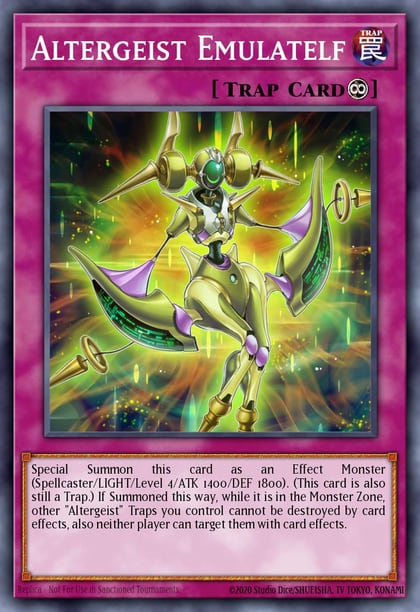 Altergeist Emulatelf, 2019 Gold Sarcophagus Tin Mega Pack MP19-EN047