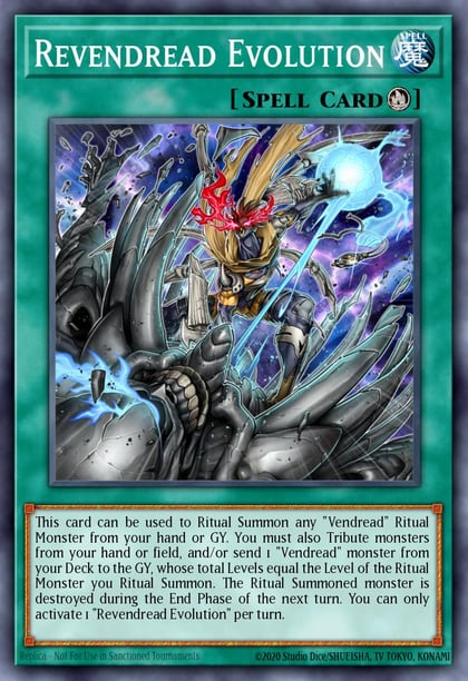 Revendread Evolution, 2019 Gold Sarcophagus Tin Mega Pack MP19-EN057