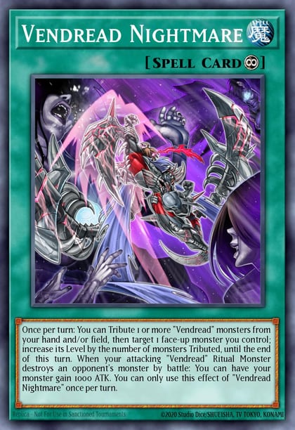 Vendread Nightmare, 2019 Gold Sarcophagus Tin Mega Pack MP19-EN058