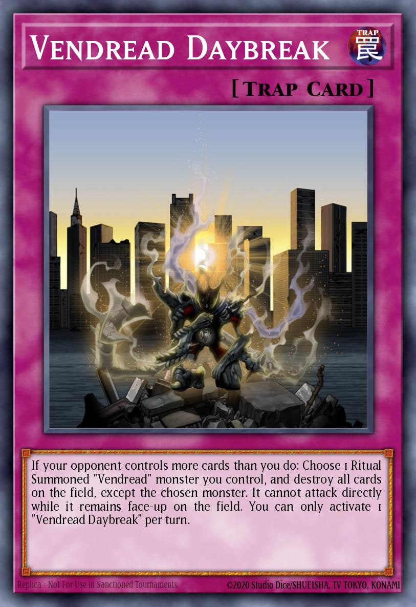 Vendread Daybreak, 2019 Gold Sarcophagus Tin Mega Pack MP19-EN059