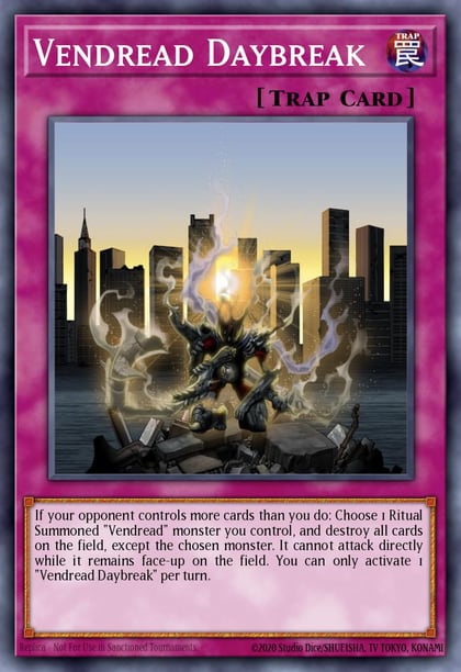 Vendread Daybreak, 2019 Gold Sarcophagus Tin Mega Pack MP19-EN059