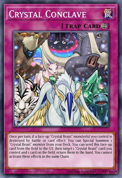 Crystal Conclave, 2019 Gold Sarcophagus Tin Mega Pack MP19-EN070