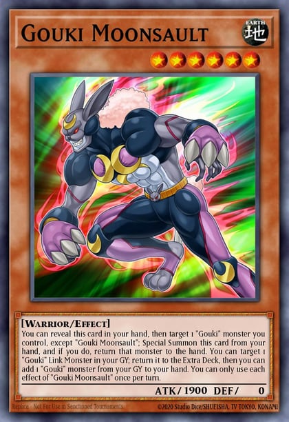 Gouki Moonsault, 2019 Gold Sarcophagus Tin Mega Pack MP19-EN074