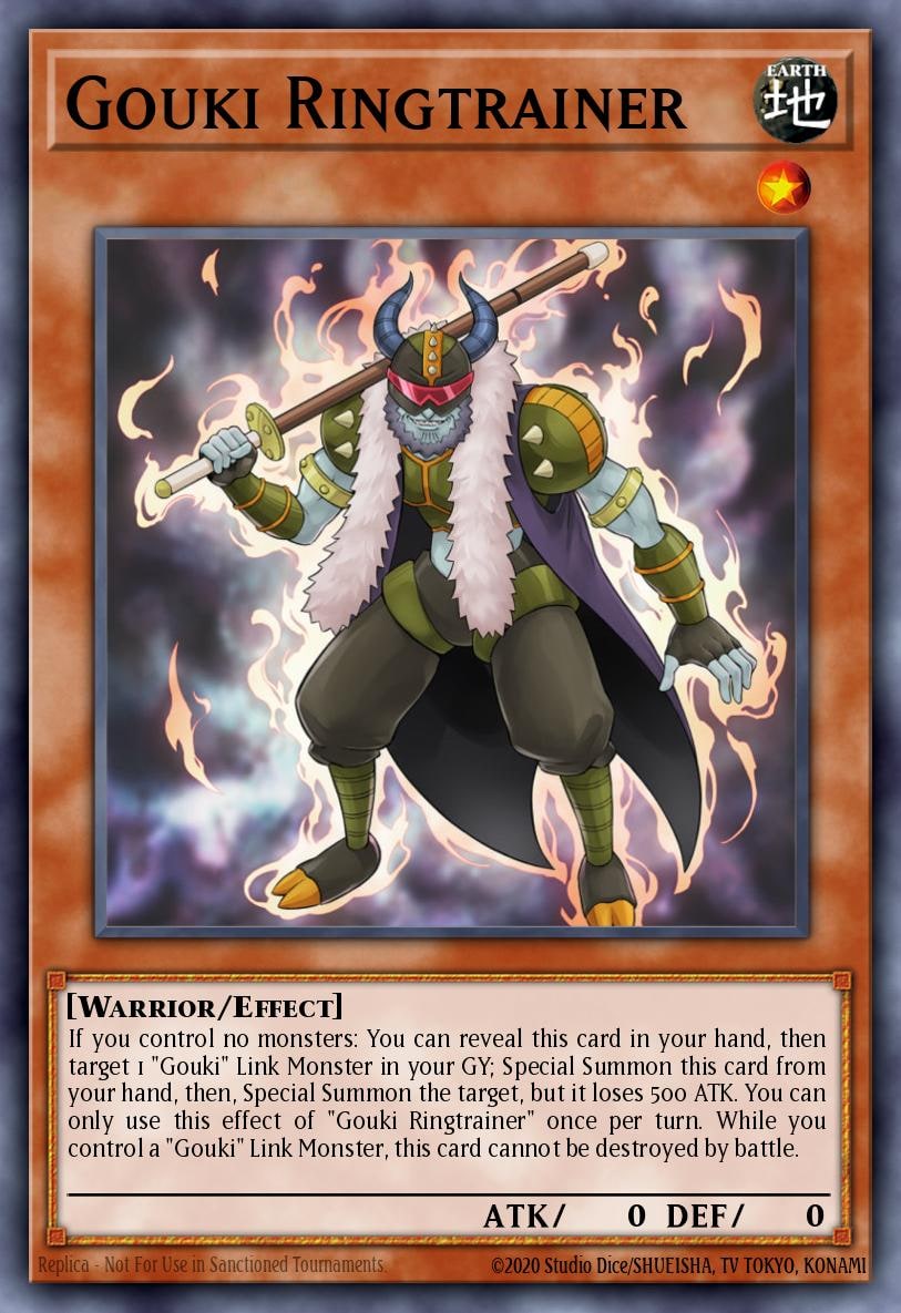 Gouki Ringtrainer, 2019 Gold Sarcophagus Tin Mega Pack MP19-EN076