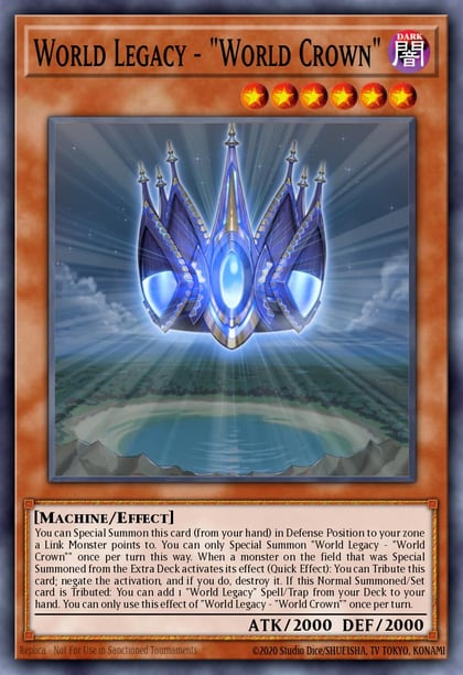 World Legacy - "World Crown", 2019 Gold Sarcophagus Tin Mega Pack MP19-EN082