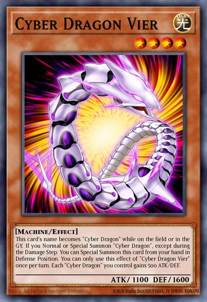 Cyber Dragon Vier, 2019 Gold Sarcophagus Tin Mega Pack MP19-EN085