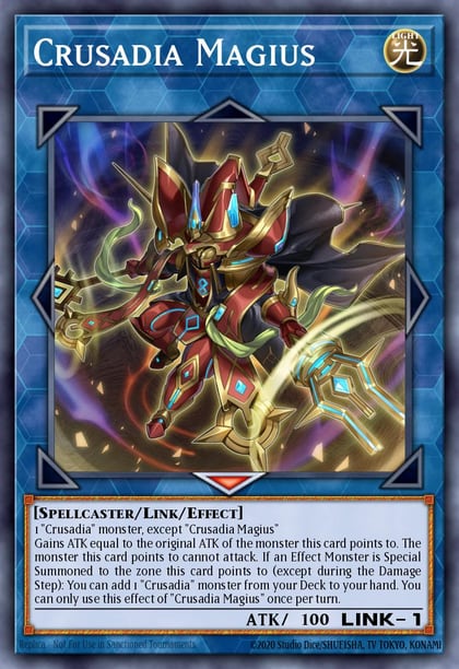 Crusadia Magius, 2019 Gold Sarcophagus Tin Mega Pack MP19-EN105