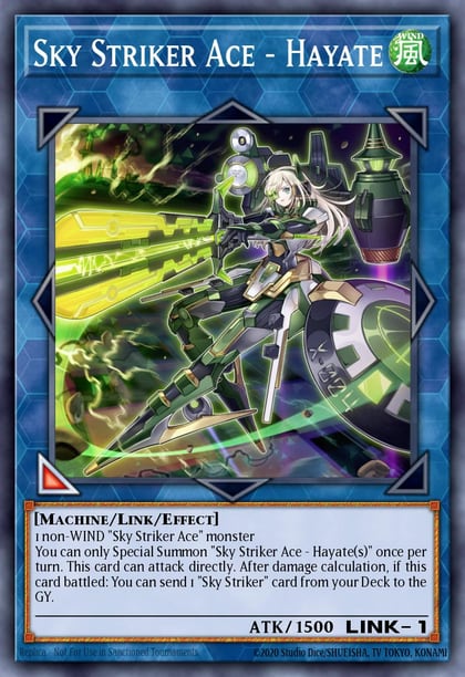 Sky Striker Ace - Hayate, 2019 Gold Sarcophagus Tin Mega Pack MP19-EN109