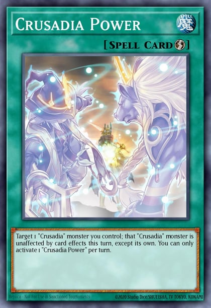 Crusadia Power, 2019 Gold Sarcophagus Tin Mega Pack MP19-EN117